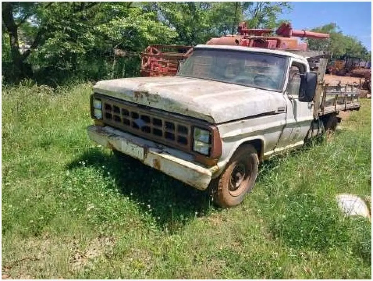 LOTE 004 - SUCATA - FORD F-2000, ANO 1982