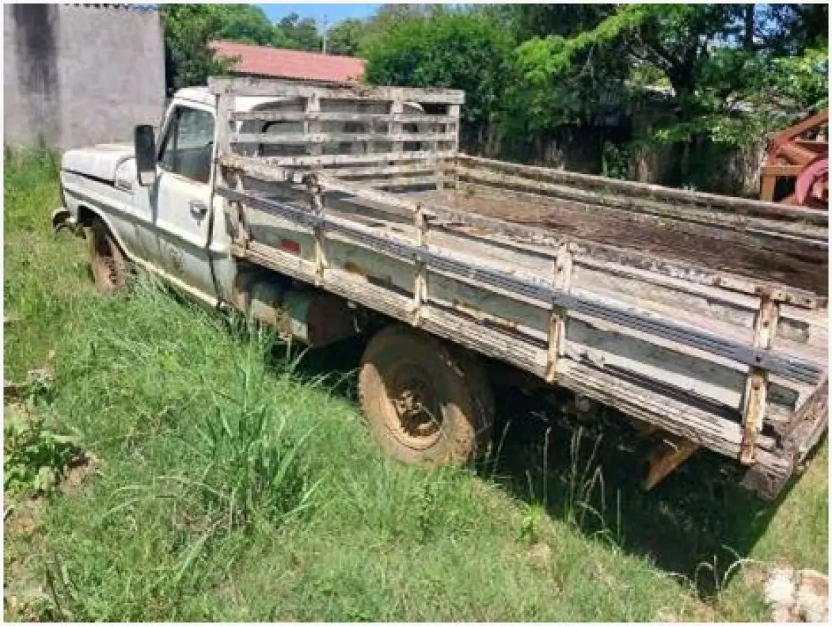 LOTE 004 - SUCATA - FORD F-2000, ANO 1982