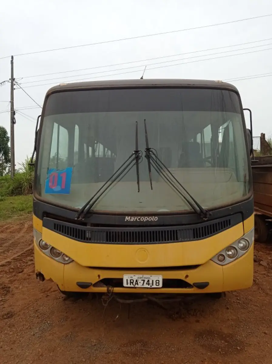 LOTE 001 - ÔNIBUS, Marca VW/15.190, Modelo EOD ESCOLAR HD,  Ano/modelo 2010/2010