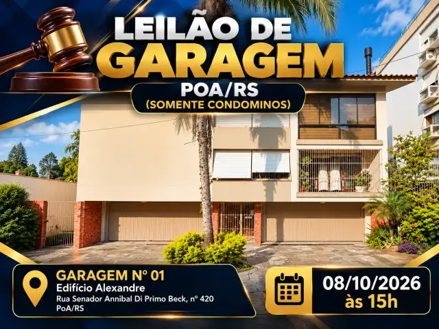 Leilão de Garagem - PoA/RS ( SOMENTE CONDOMINOS)