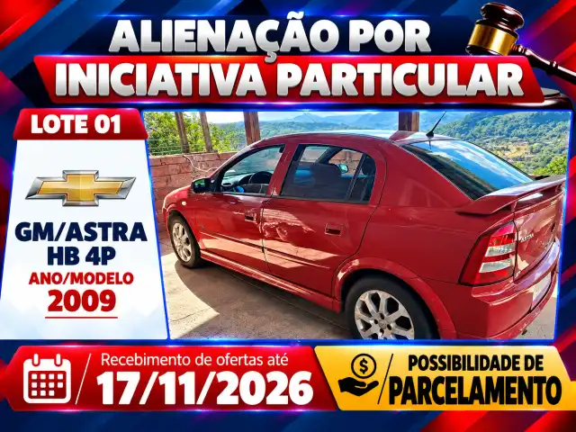 Alienação por Iniciativa Particular - GM/Astra HB Advantage -