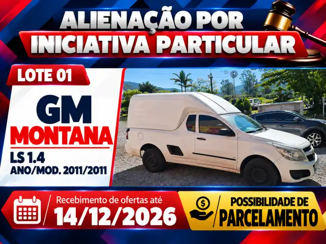 ALIENAÇÃO POR INICIATIVA PARTICULAR - GM MONTANA LS 1.4