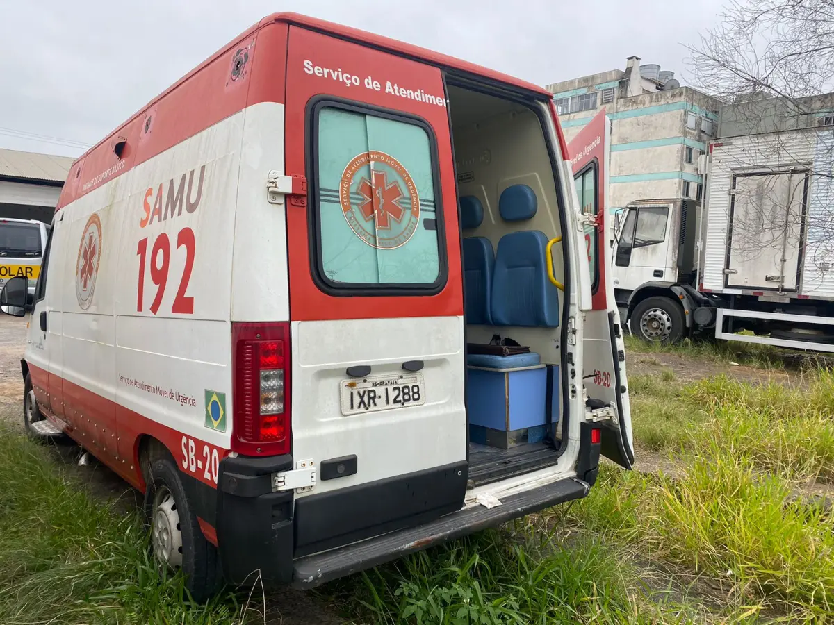 LOTE 007 - Ambulância CITROEN/JUMPER. Fabricação/Modelo: 2015/2015