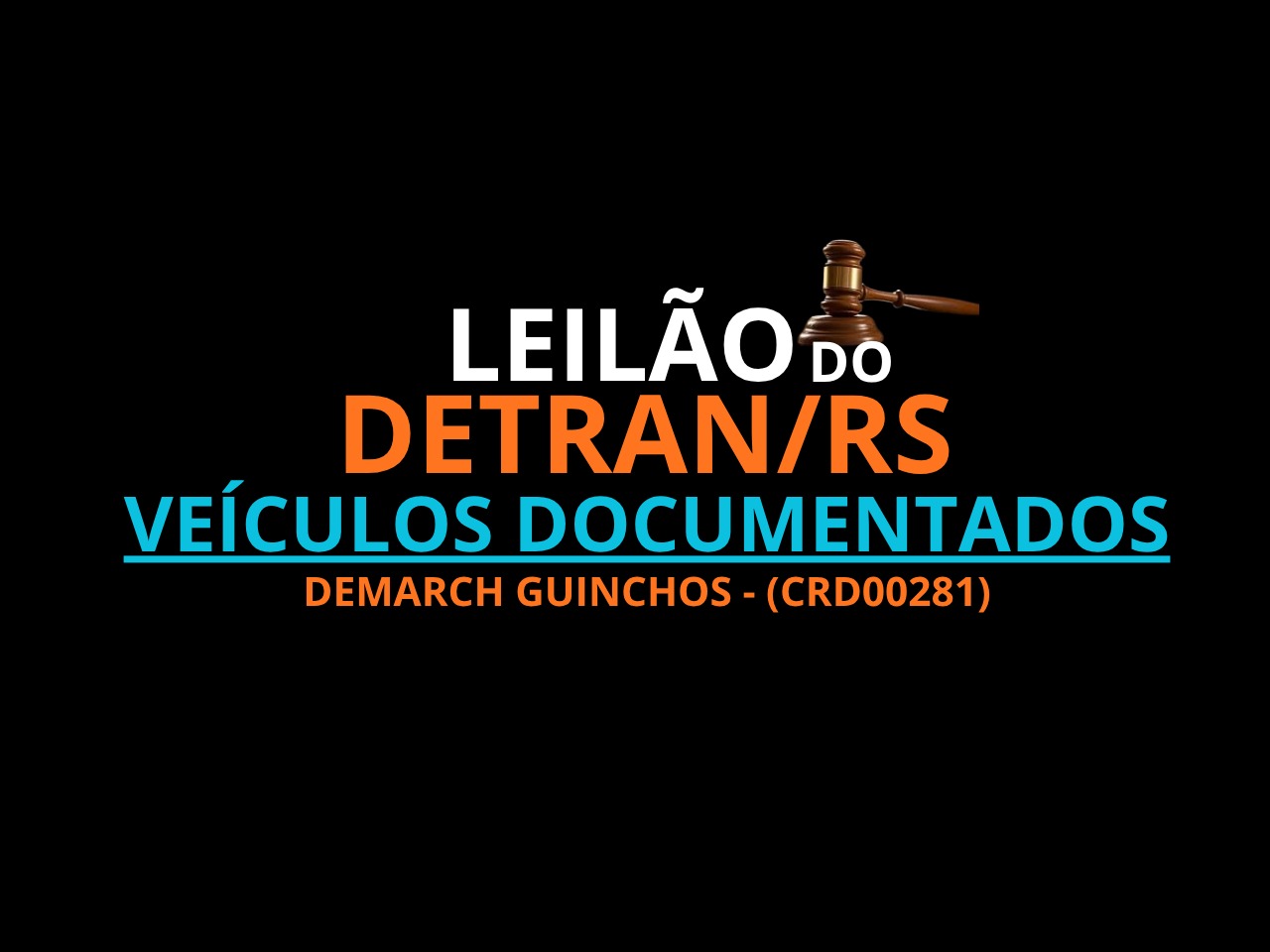 VEÍCULOS DOCUMENTADOS - CRD Demarch Guinchos - (CRD00281)