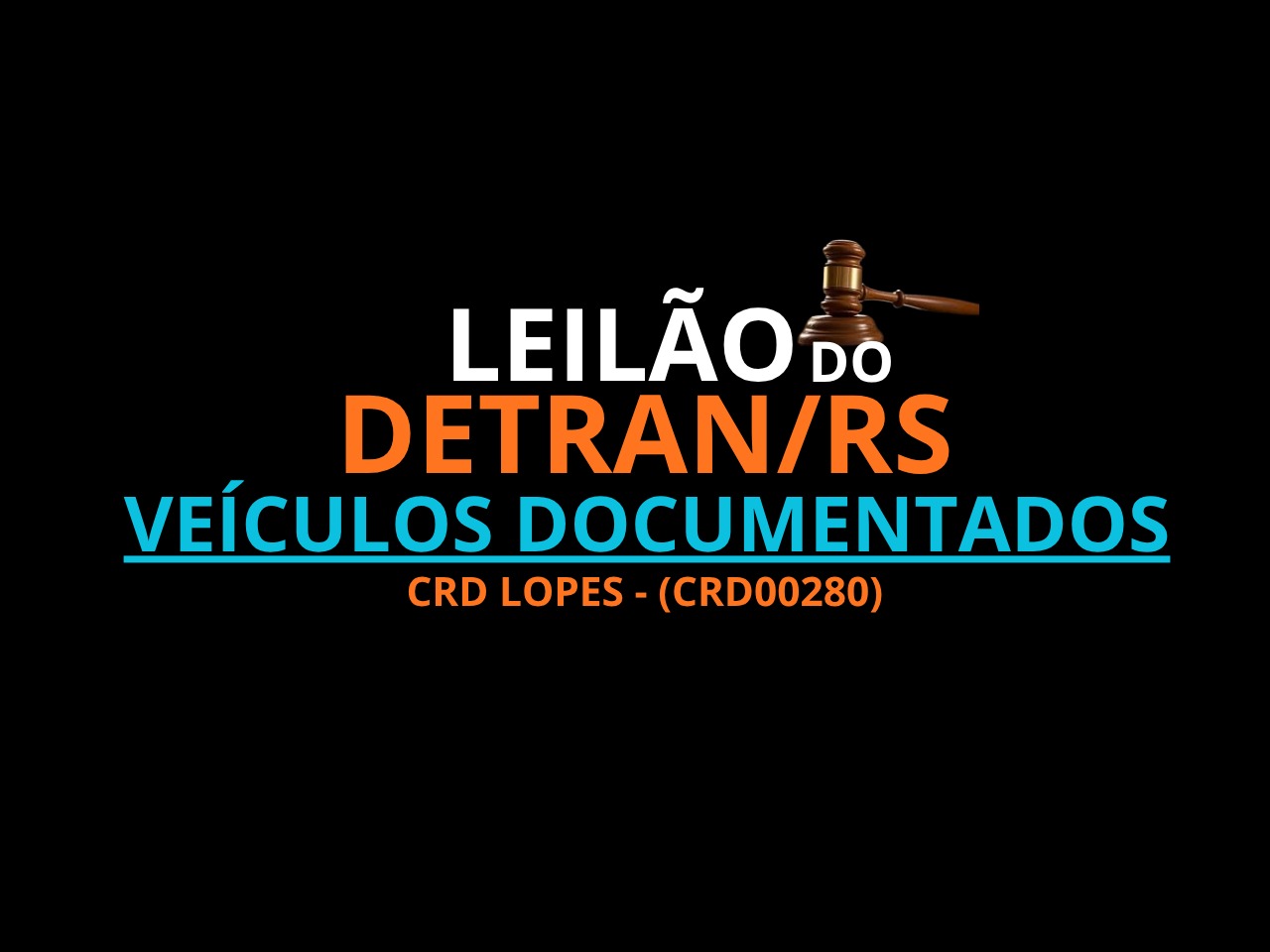 VEÍCULOS DOCUMENTADOS - CRD Lopes - (CRD00280)